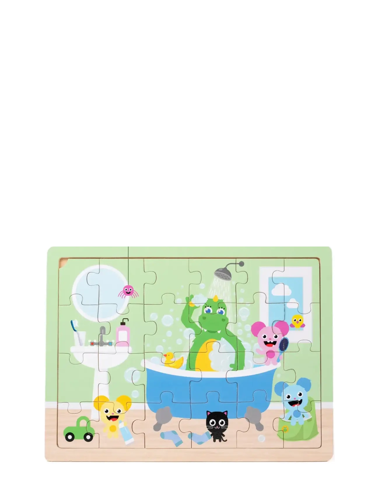 Bolibompa - Bolibompa- Draken i badrummet, 24 bit,3-6 år - pússluspil - multi - 2
