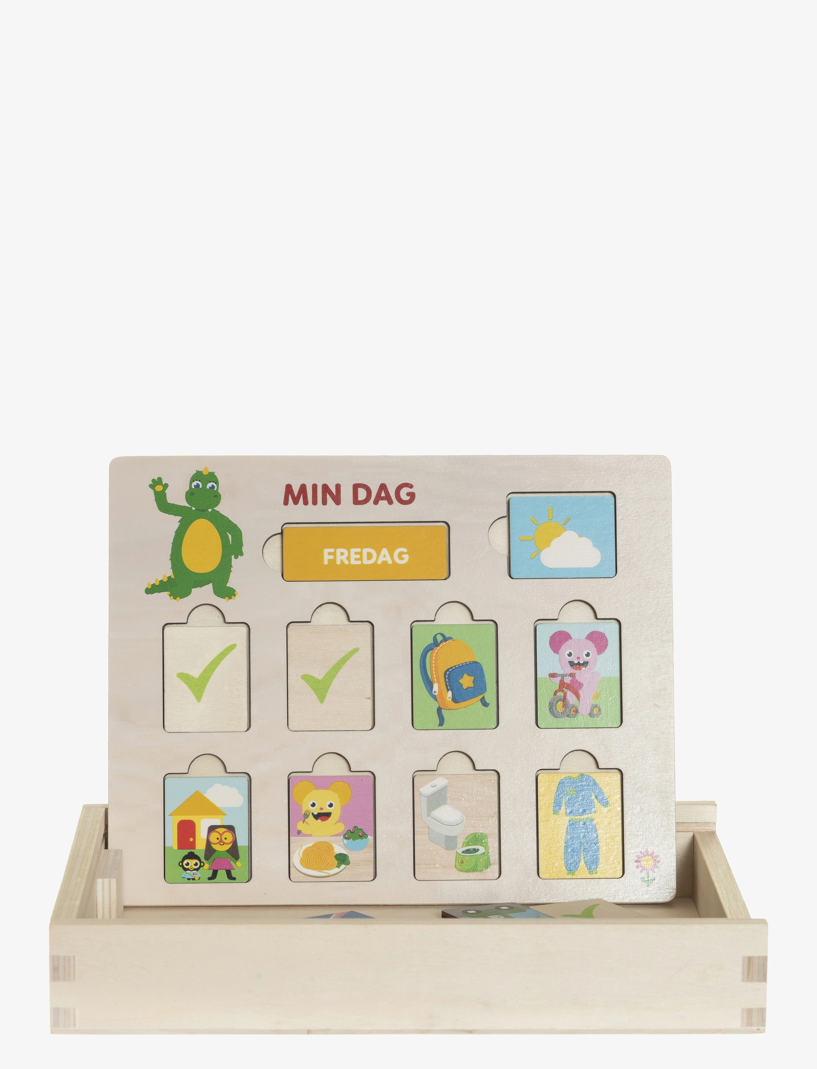 TEDDYKOMPANIET Bolibompa- My Daily Activity Calander Patterned - 2125.5 CM - Kinder