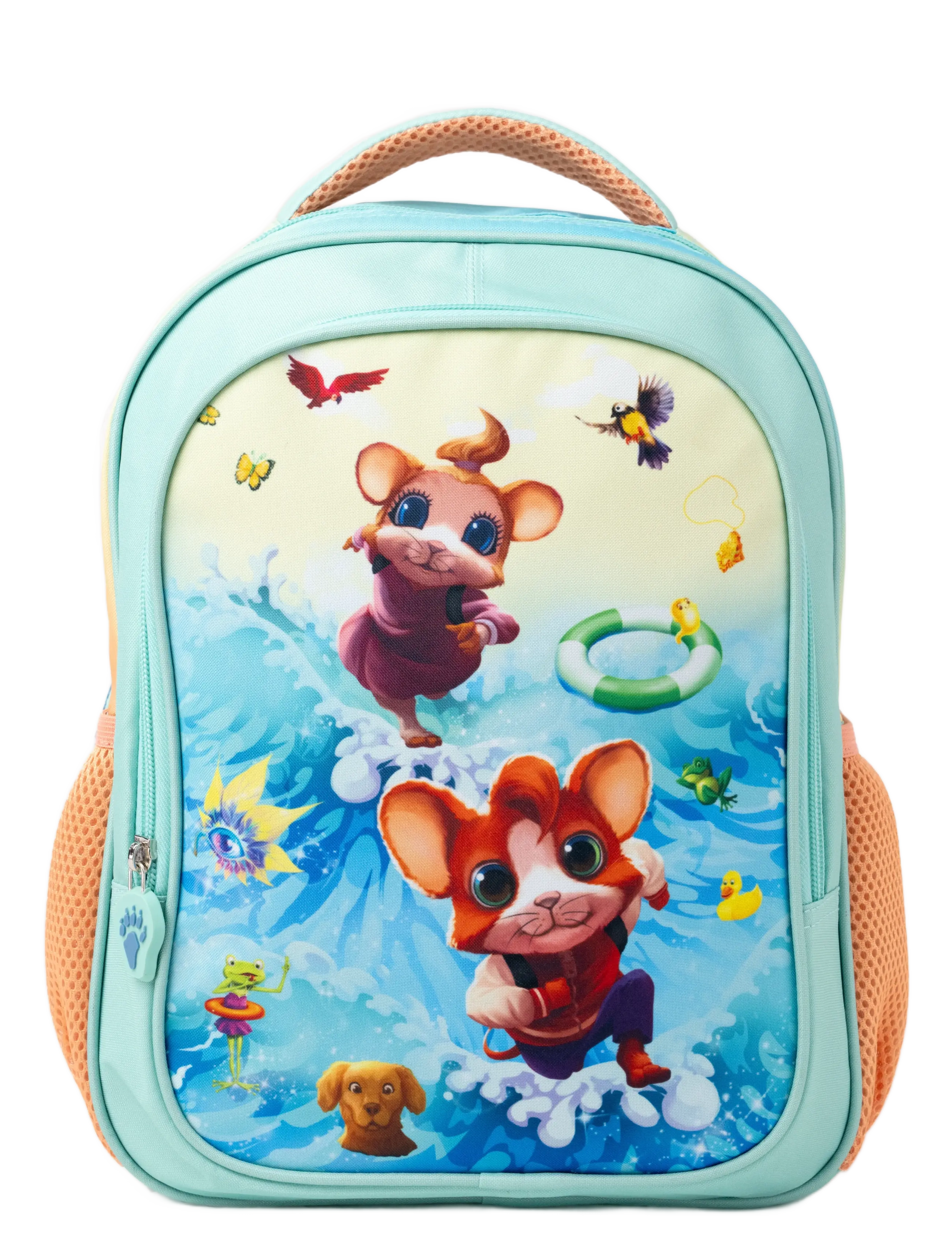 Musse & Helium Musse&Helium- Ryggsäck, 34X25X10 cm, Bags, Mehrfarbig/gemustert - Backpacks, Kinder