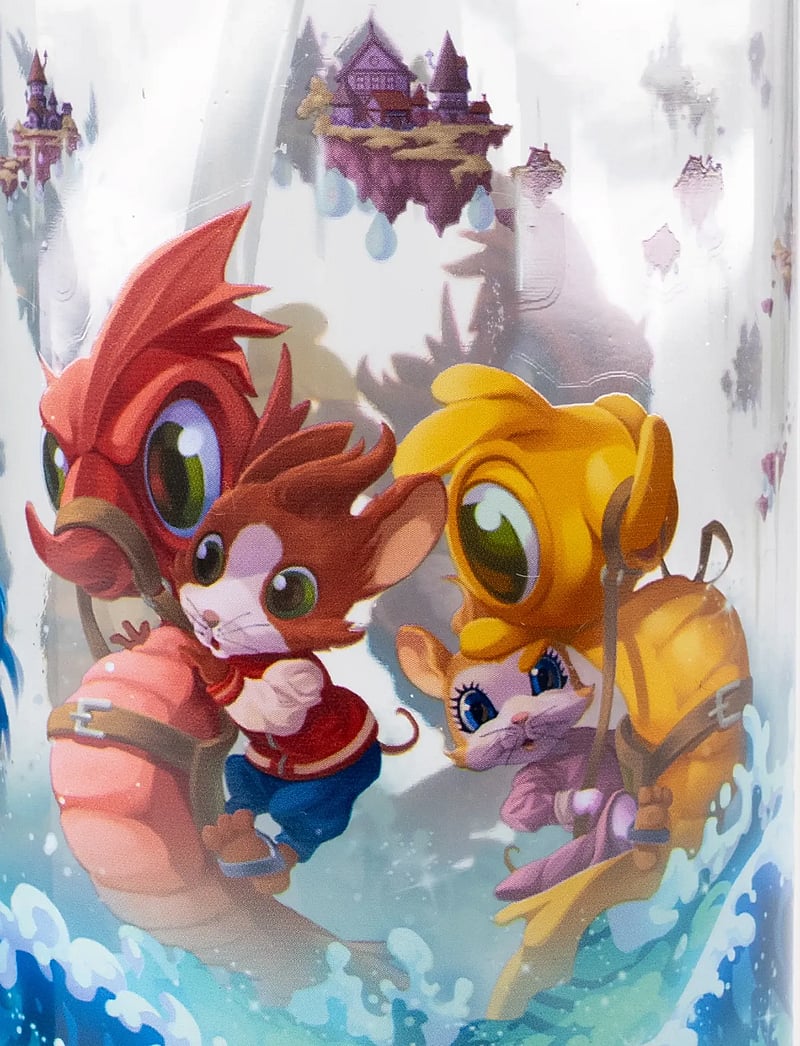 Teddykompaniet - Musse&Helium- Vattenflaska - wasserflaschen - multi - 2