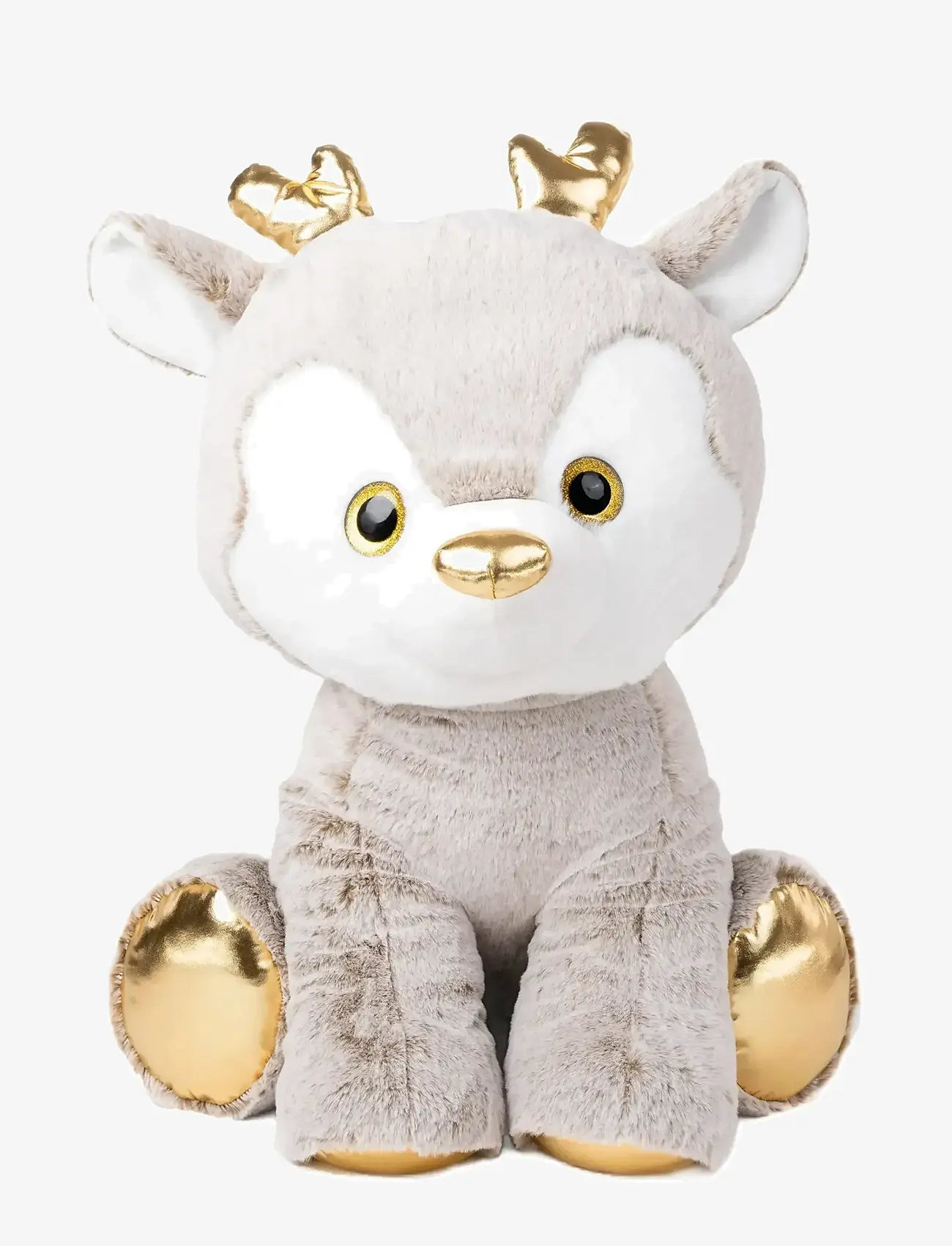 Teddykompaniet - Rådjur, Greige, 65cm - kuscheltiere - beige - 0