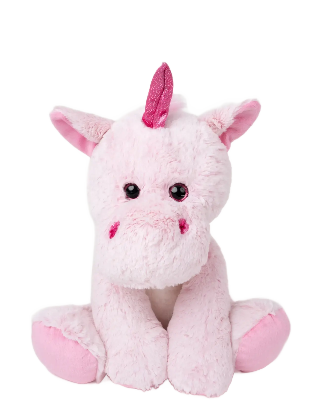Einhorn Unicorn, Sitting, Big, H:40 cm, Pink, Soft Legetøj > Stuffed Animals, Børn