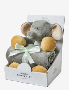 Diinglisar Elephant Gift Set, soft toy & Blanket, Teddykompaniet
