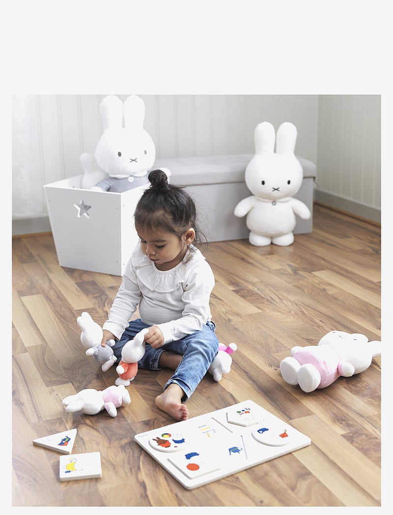 Teddykompaniet - Miffy- Formpussel, 6 bitar, 1- 3år - holzpuzzles - white - 1
