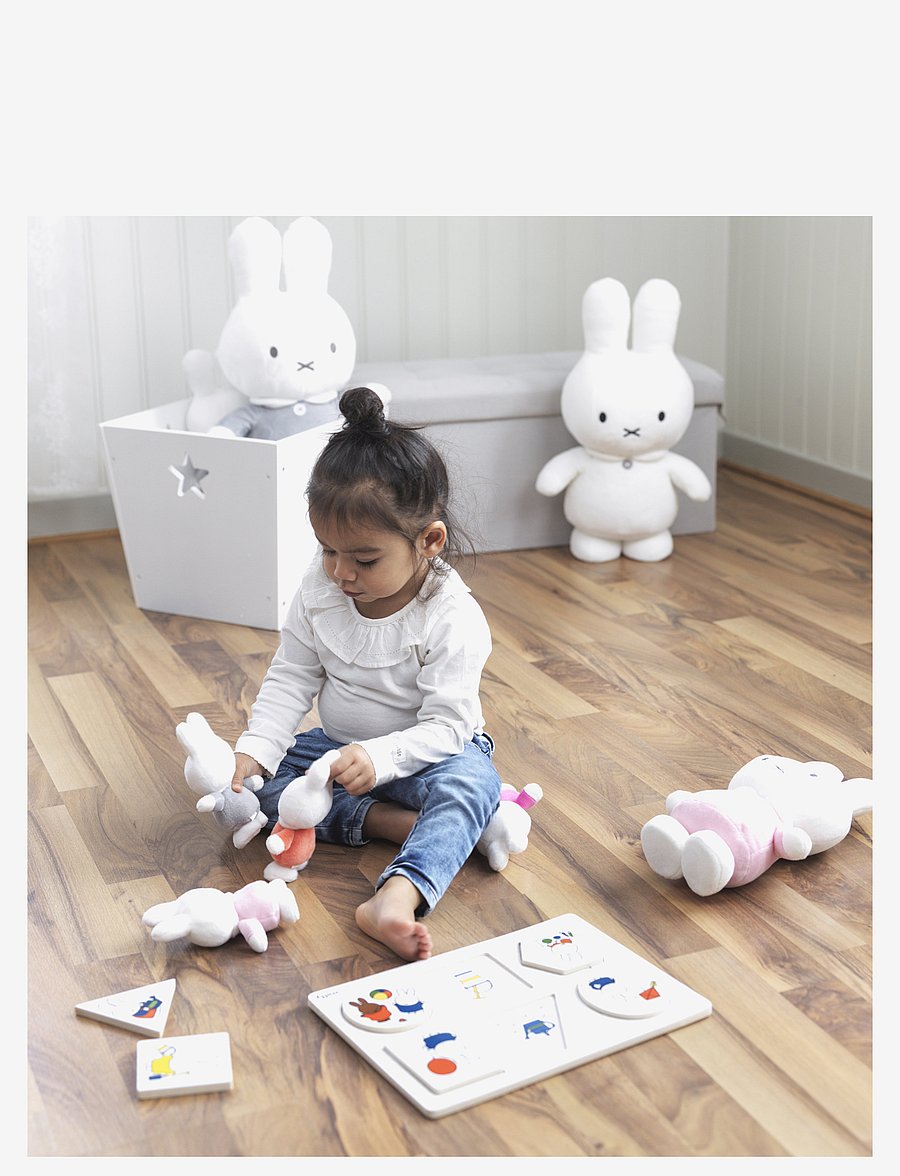 Miffy - Miffy- Formpussel, 6 bitar, 1- 3år - holzpuzzles - white - 1
