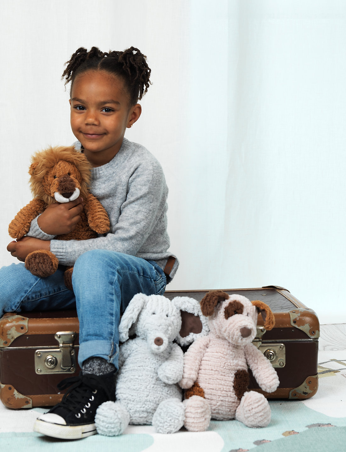 Teddykompaniet - Tuffisar - Dog Henry - kuscheltiere - beige - 0