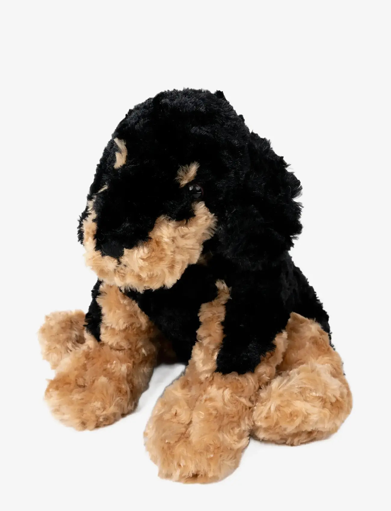 Teddykompaniet - Dog, brownblack - tøjdyr - black - 1