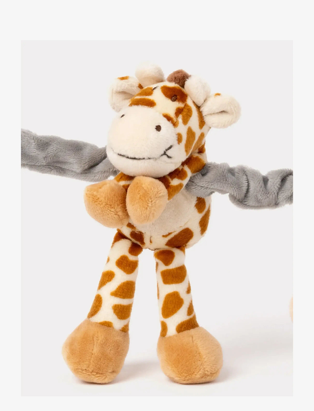 Teddykompaniet - Diinglisar Wild, Pram Hanger, Elephant & Giraffe - kinderwagen-spielzeug - grey - 1