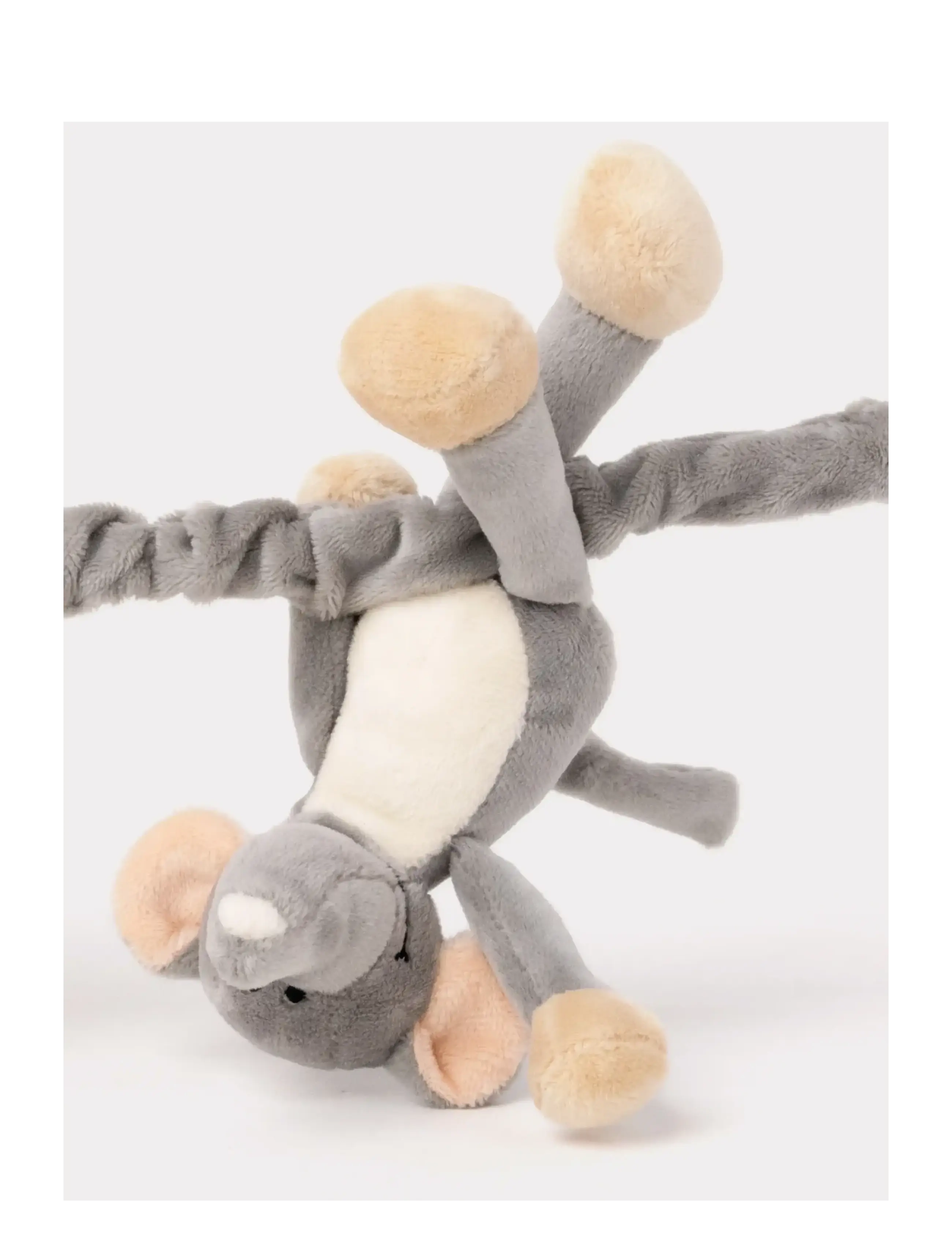 Teddykompaniet - Diinglisar Wild, Pram Hanger, Elephant & Giraffe - kinderwagen-spielzeug - grey - 2