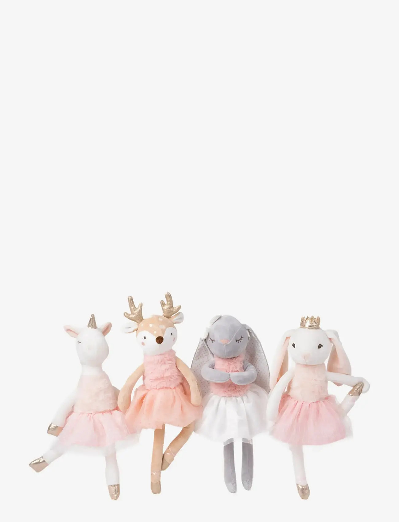 Teddykompaniet - Ballerinas, Rabbit Kelly - pluszowe zwierzątka - grey - 4