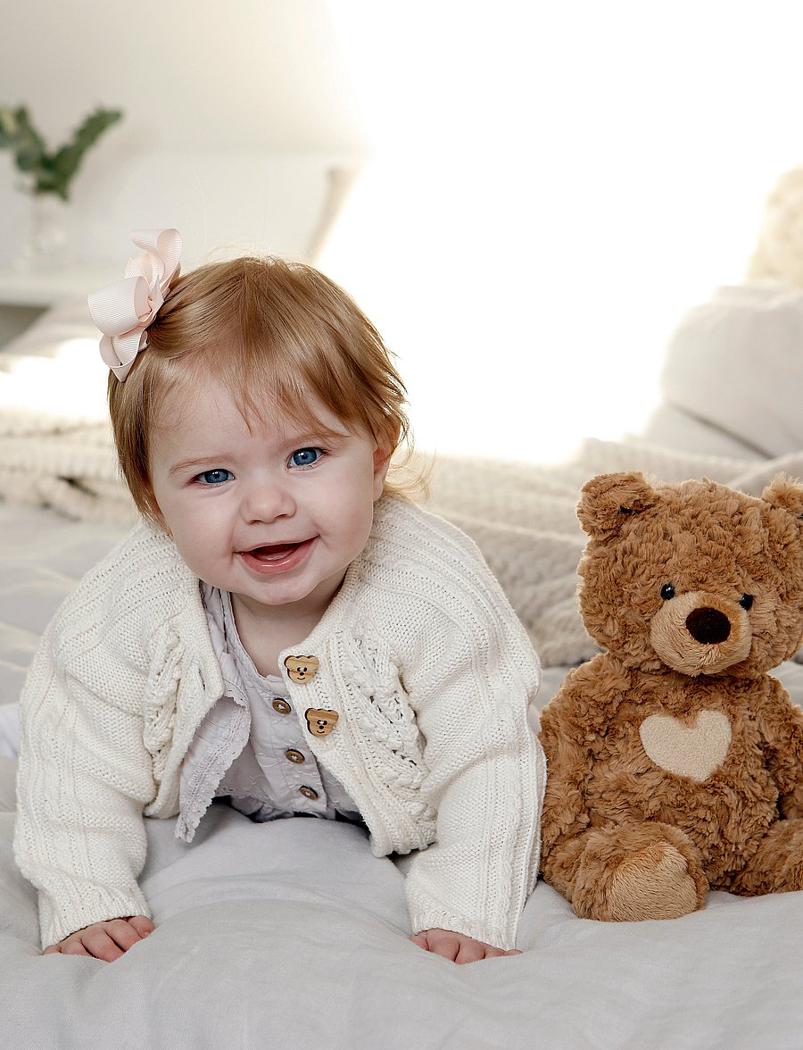 Teddykompaniet - Teddy Cream Teddybear brown - kaisukarud - brown - 0