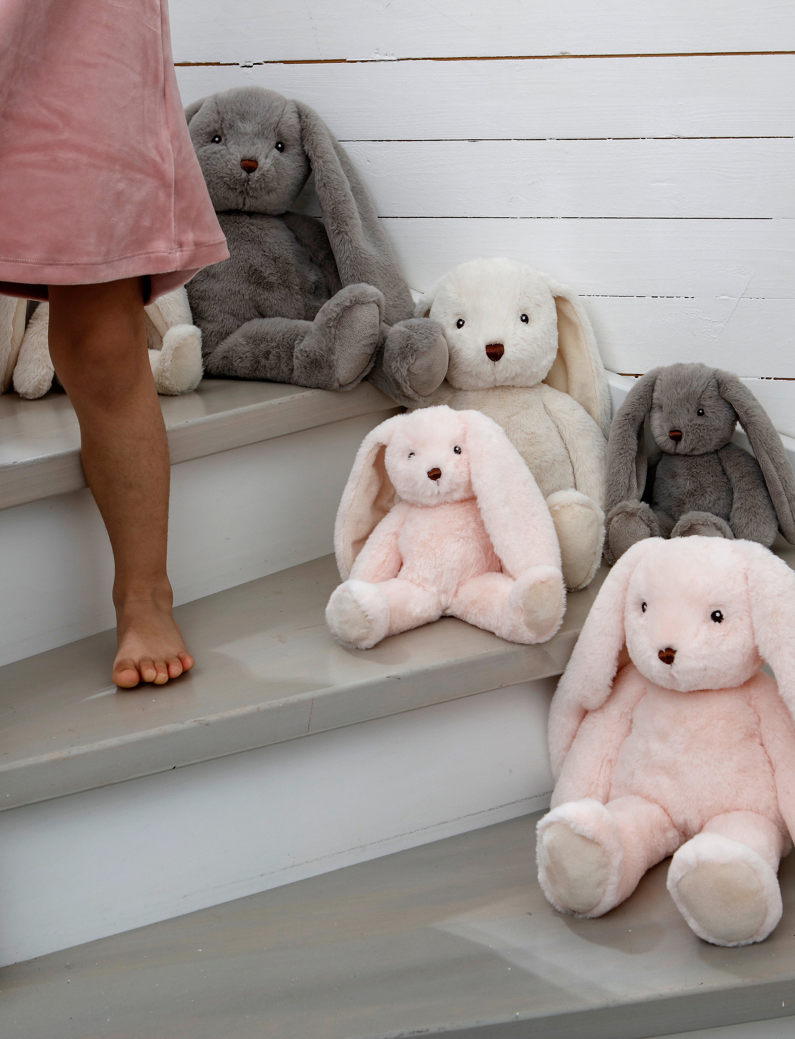 Teddykompaniet Svea, Light Grey, Small, H:30 cm, Grey, Soft Legetøj > Stuffed Animals, Børn