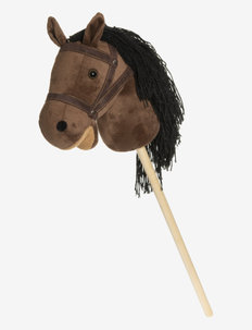 Hobby Horse, brown, with reins, Teddykompaniet
