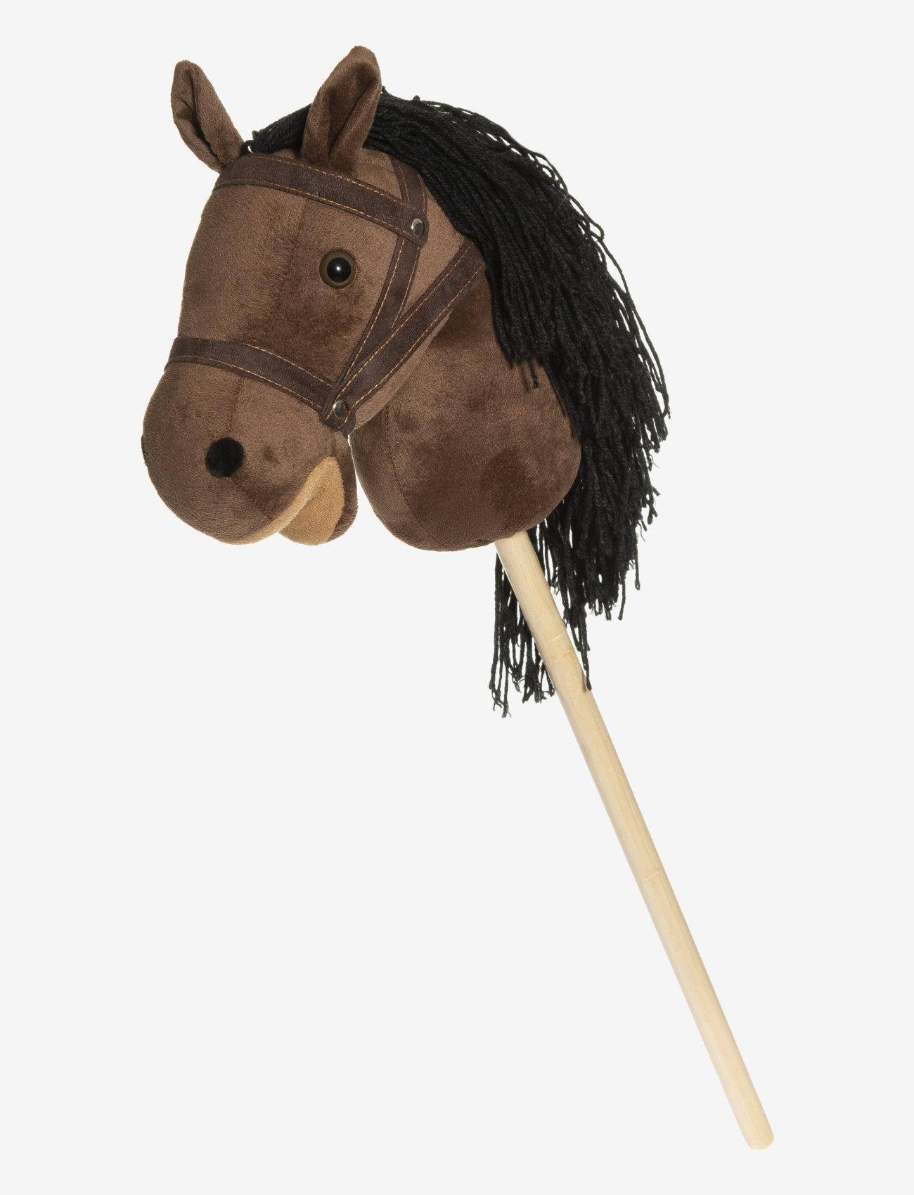 Teddykompaniet - Hobby Horse, brown, with reins - de laveste prisene - brown - 0