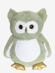 Teddykompaniet - Glow-in-the-dark Owl, Green - laveste priser - green - 0