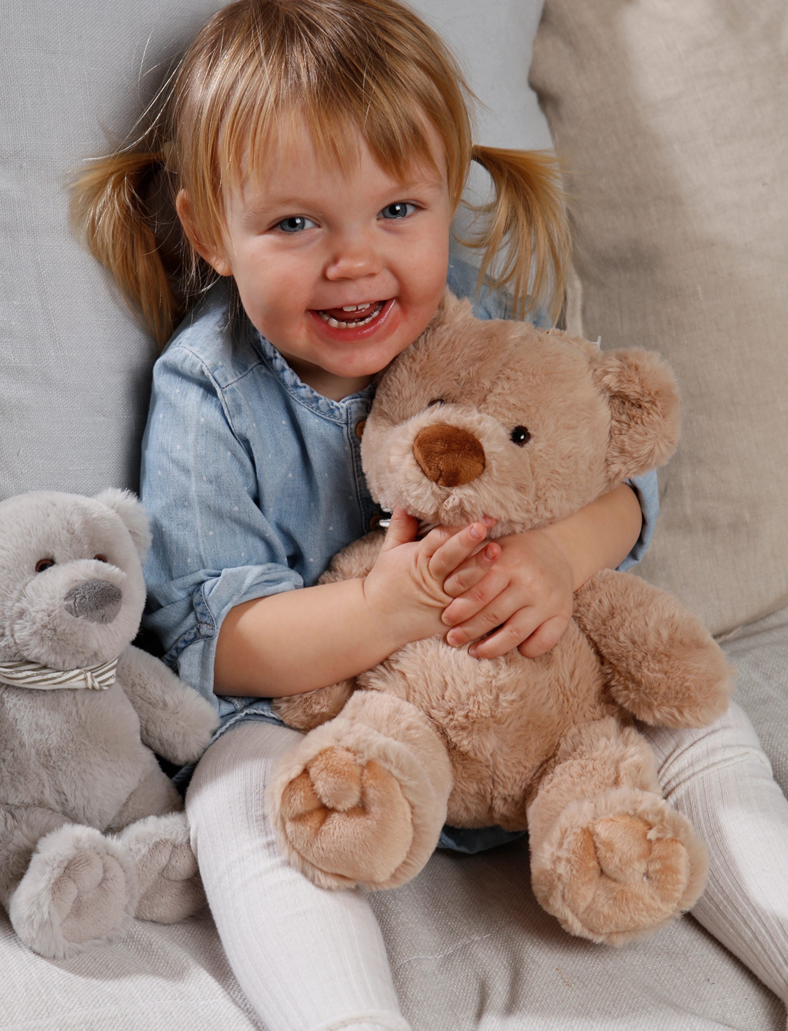Teddykompaniet Malte, Beige, Small, Børn, Teddy Bears, Beige, Str: ONE SIZE