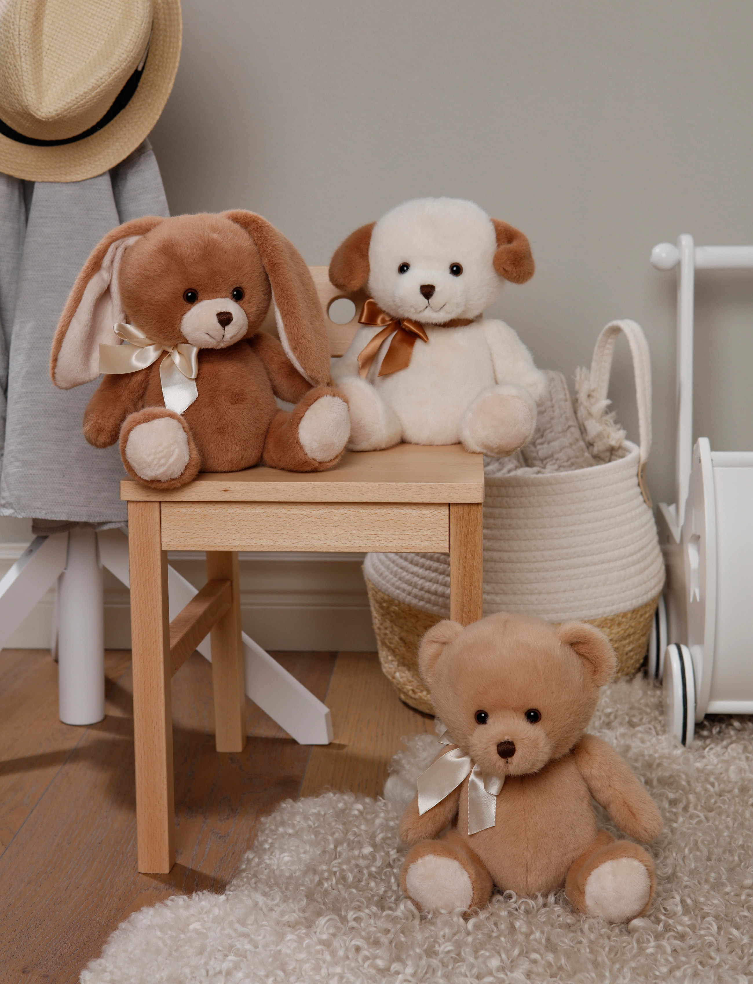 Teddykompaniet Bear, Bastian, Teddy Bears, Beige, Str: ONE SIZE