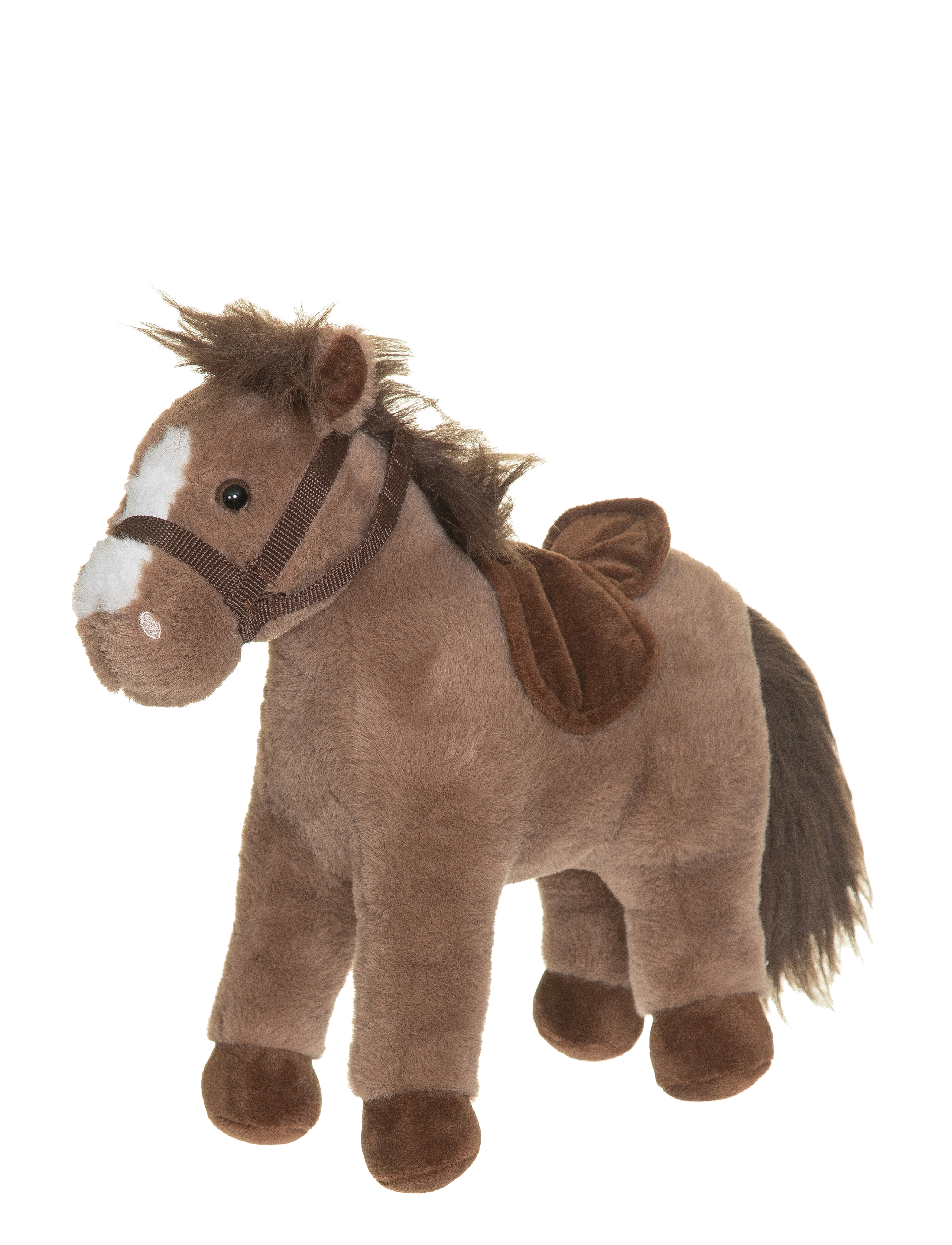 TEDDYKOMPANIET Horse, Harry Braun - H:30CM - Kinder