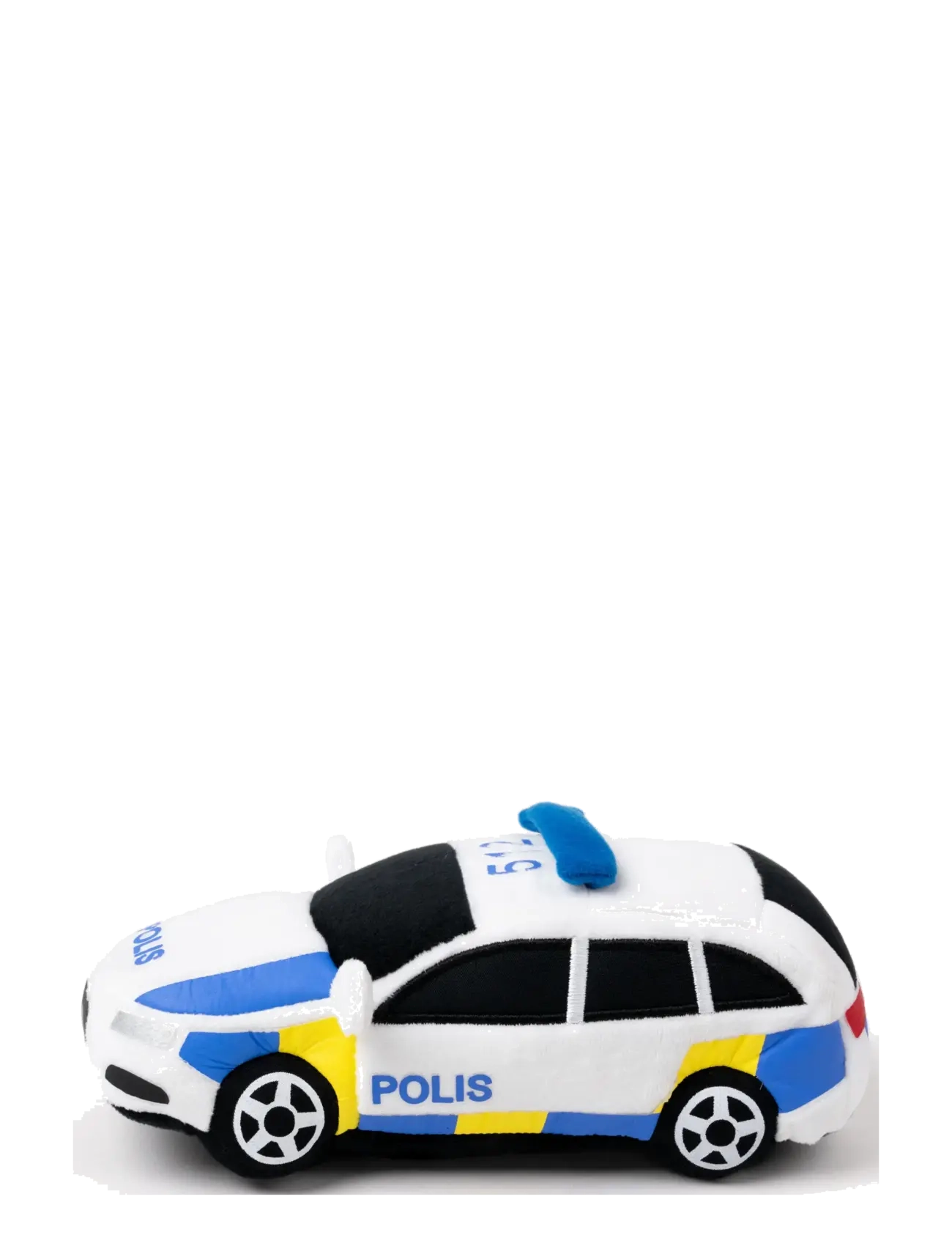 TEDDYKOMPANIET Policecar Weiß - One Size - Kinder