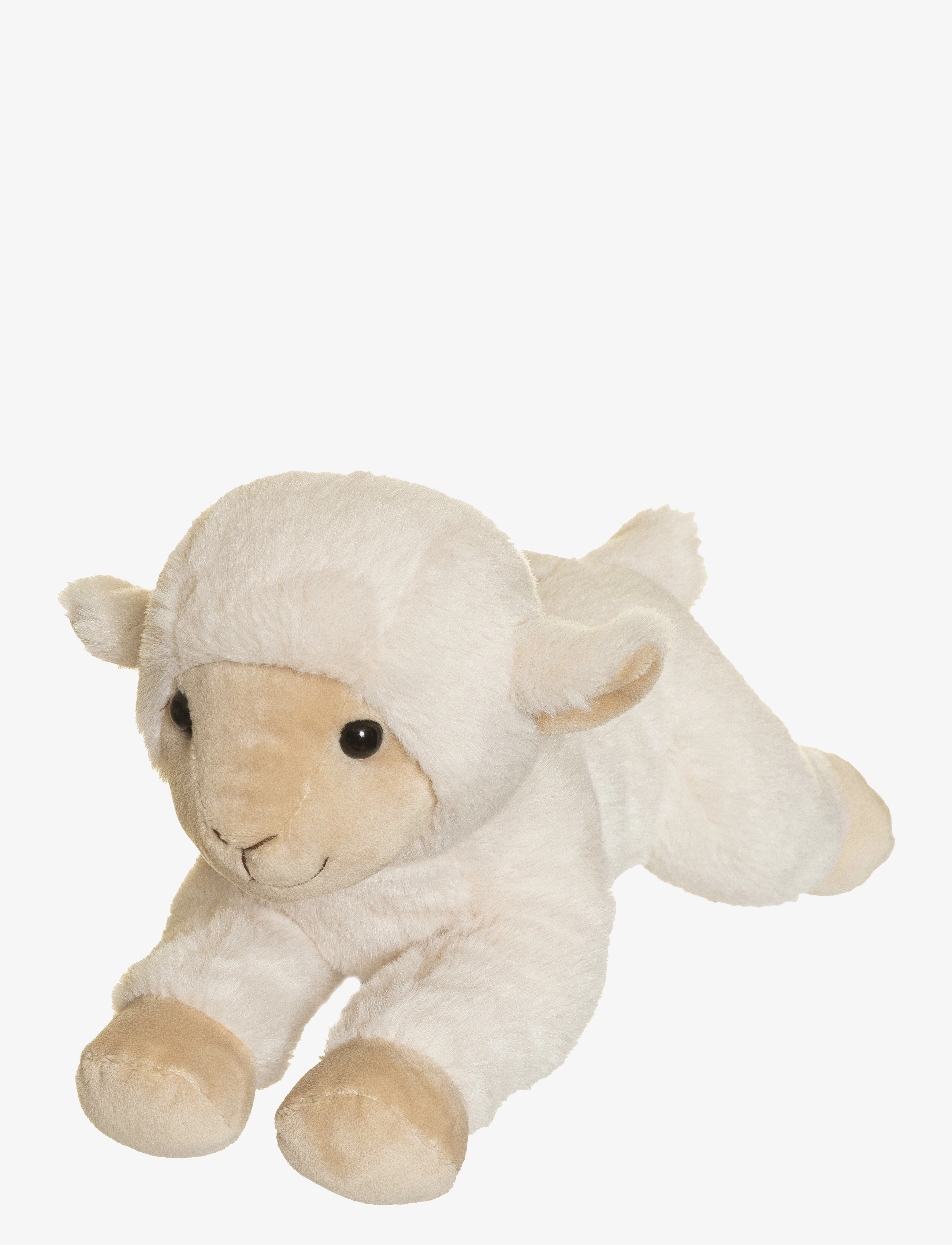 Teddykompaniet Teddy Farm, Lying Lamb, 30 cm, Soft Spielzeug, Weiß - Stuffed Animals, Kinder