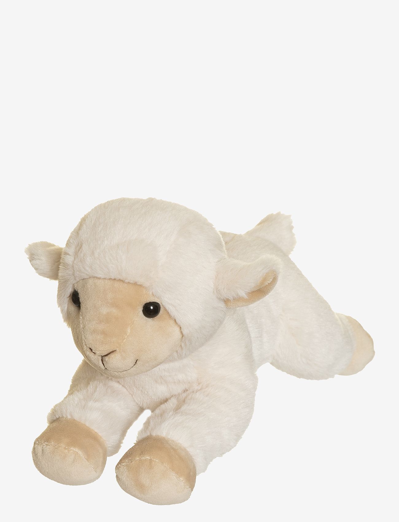 Teddykompaniet - Teddy Farm, Lying lamb - pehmed loomad - white - 0
