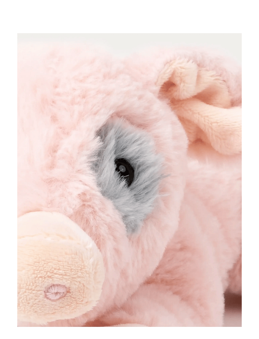Teddykompaniet - Teddy Farm, Lying pig - madalaimad hinnad - pink - 3