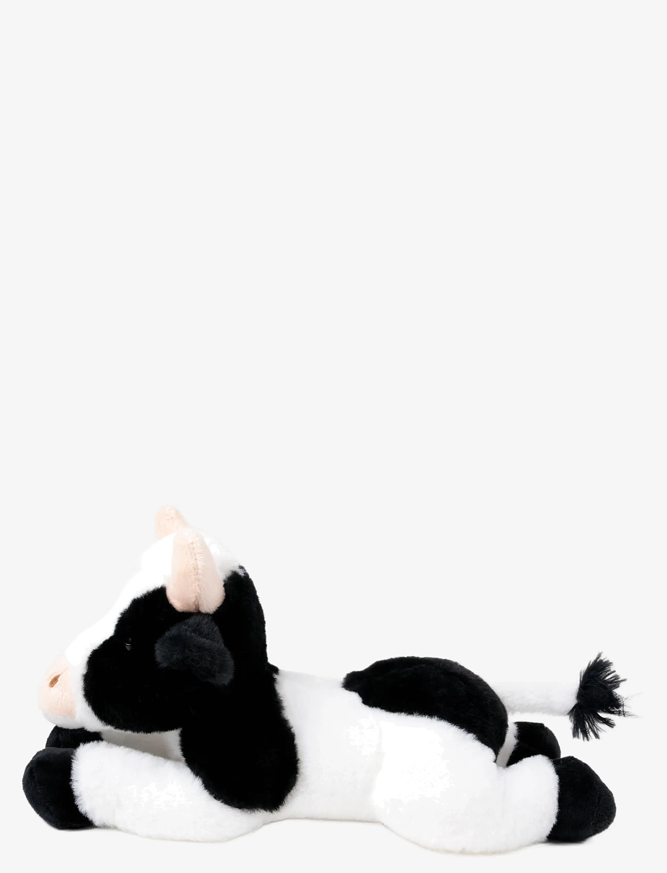 Teddykompaniet - Teddy Farm, Lying cow - tøjdyr - black - 1