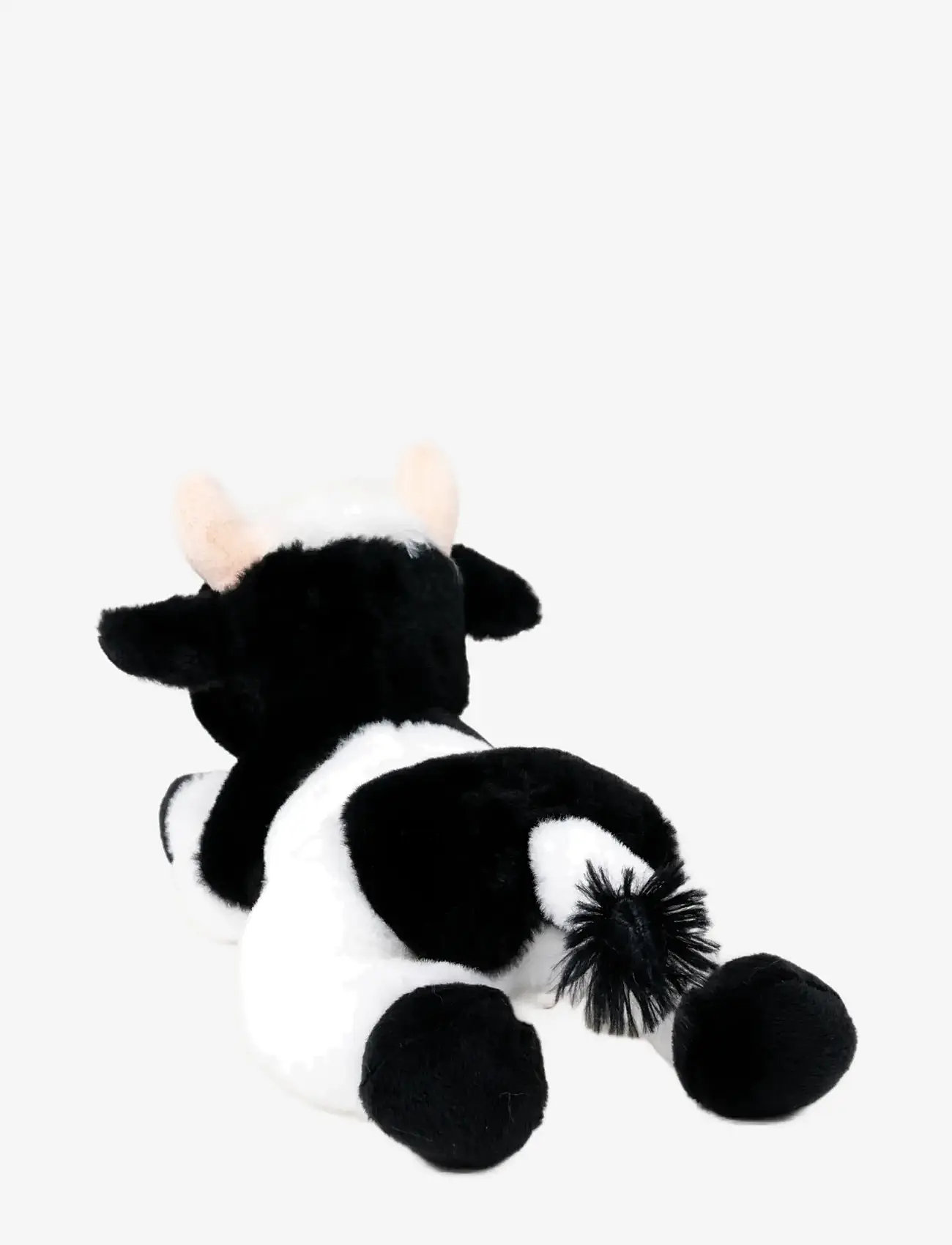 Teddykompaniet - Teddy Farm, Lying cow - tøjdyr - black - 2