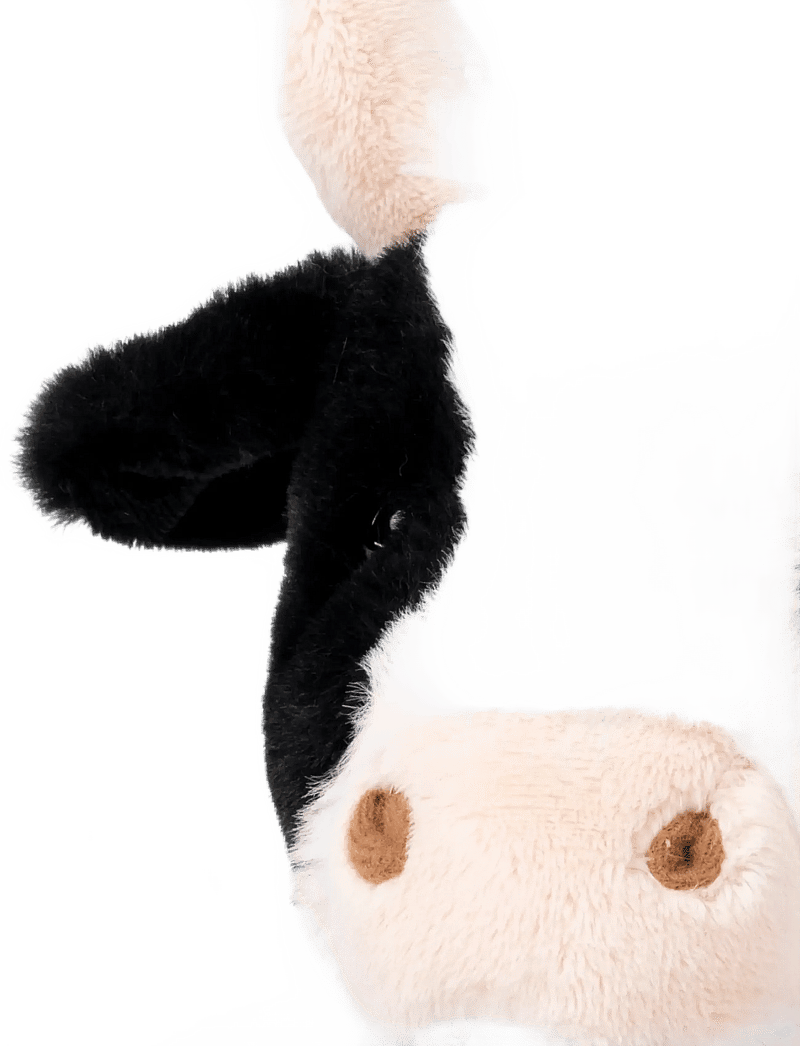 Teddykompaniet - Teddy Farm, Lying cow - kuscheltiere - black - 3