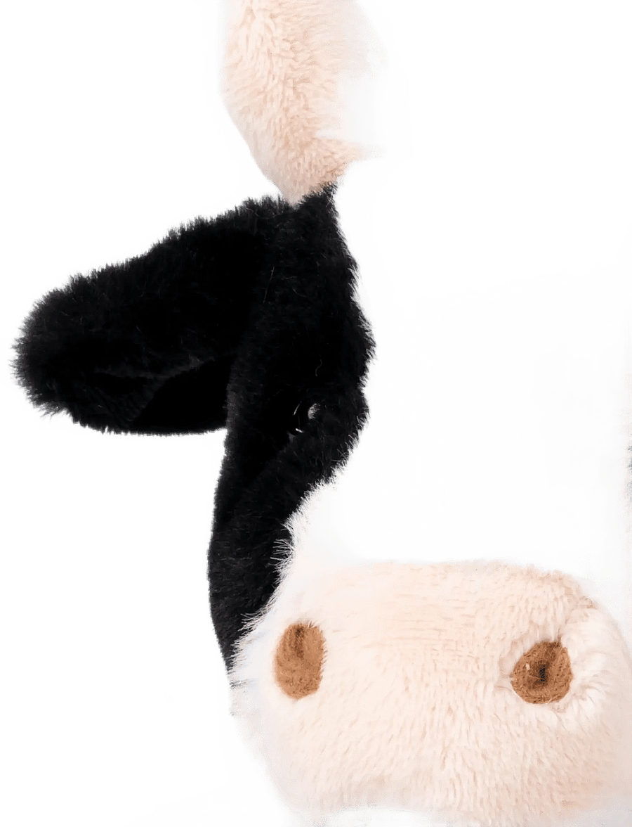 Teddykompaniet - Teddy Farm, Lying cow - madalaimad hinnad - black - 3