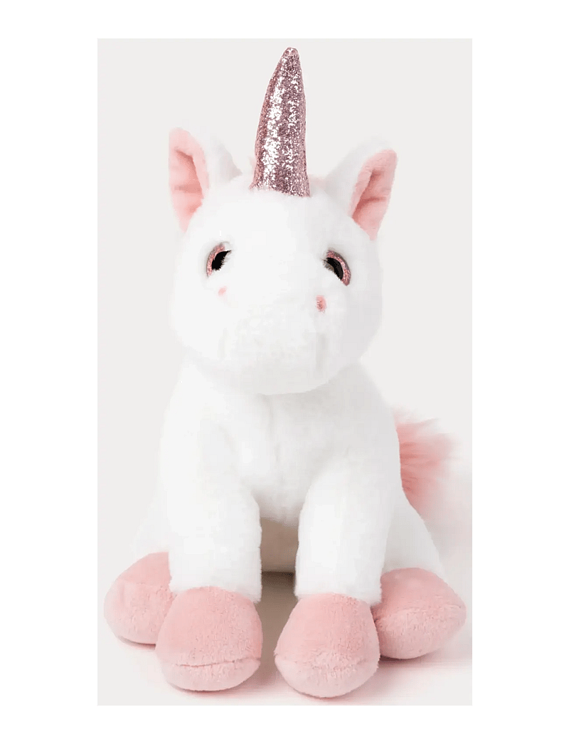 Teddykompaniet - Unicorn, white - kuscheltiere - white - 0