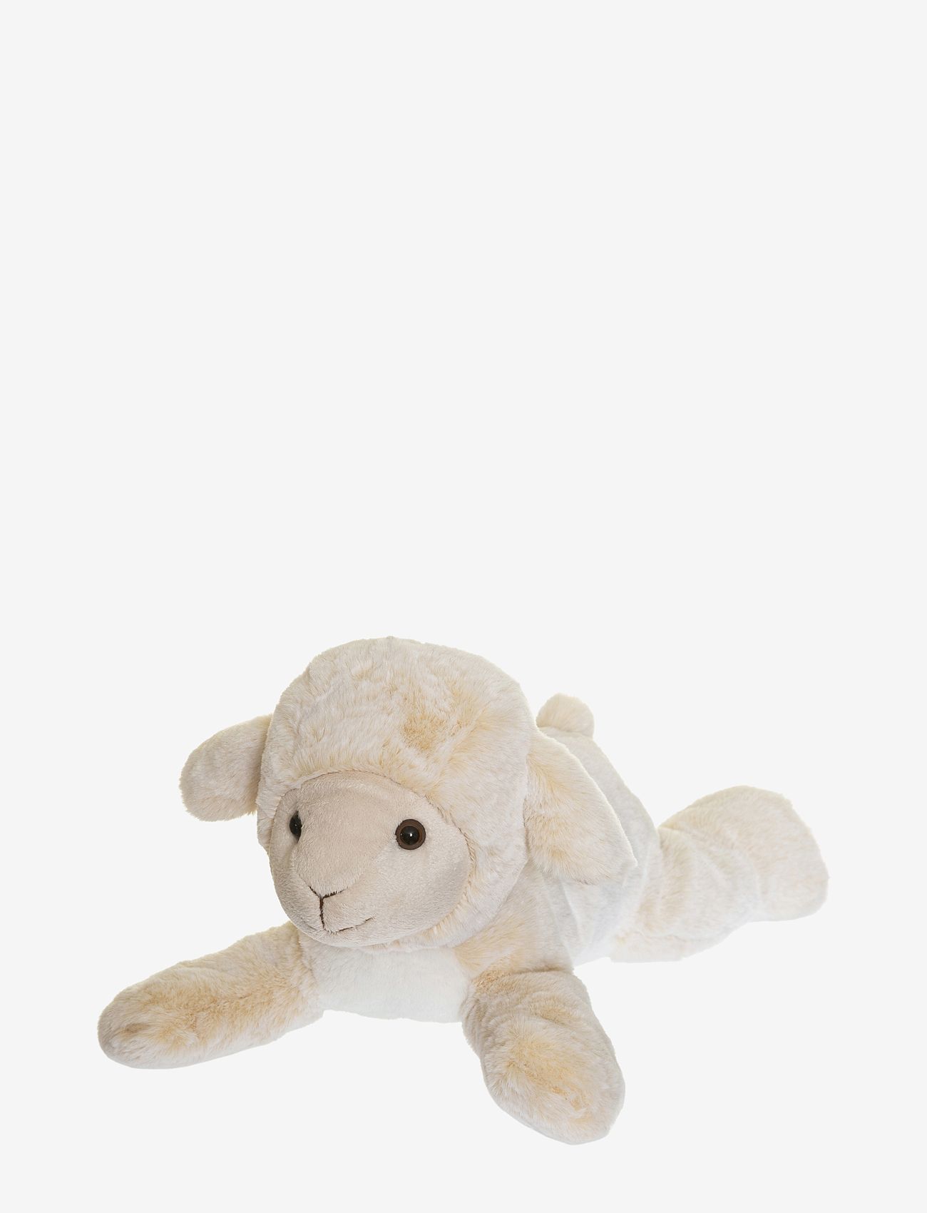 Teddykompaniet - Lying lamb - mjukisdjur - white - 0
