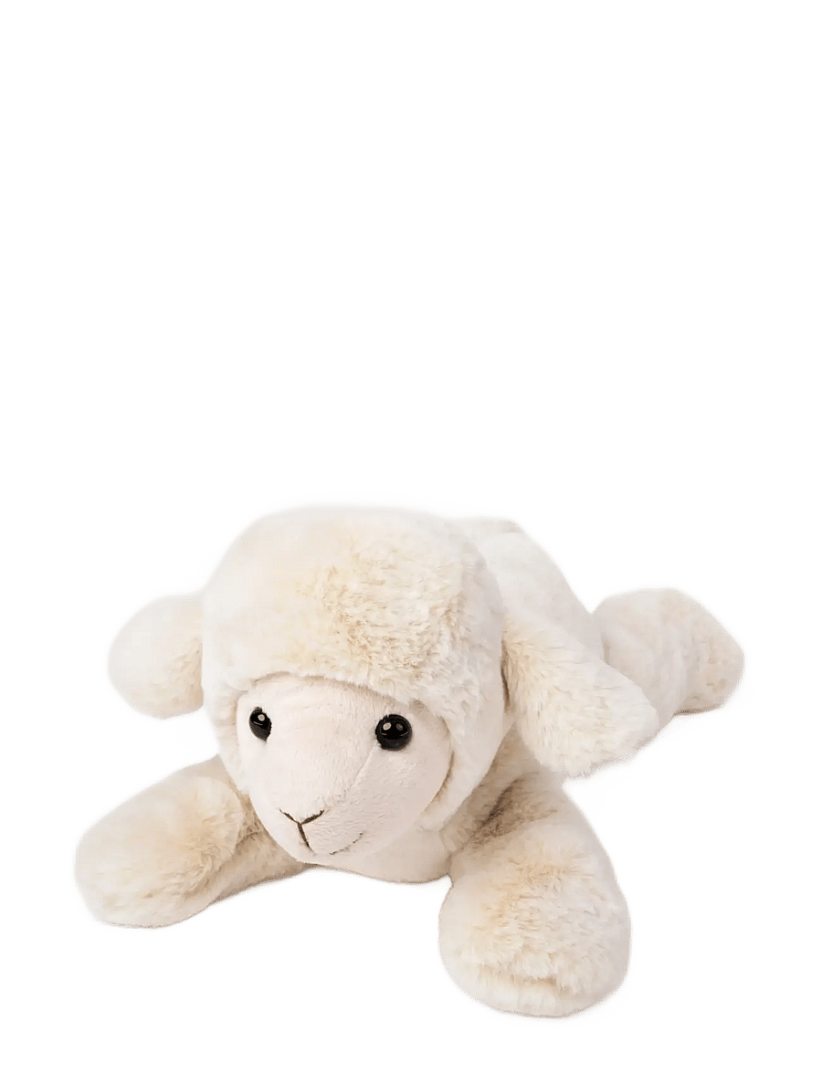 Teddykompaniet - Lying lamb - lowest prices - white - 0