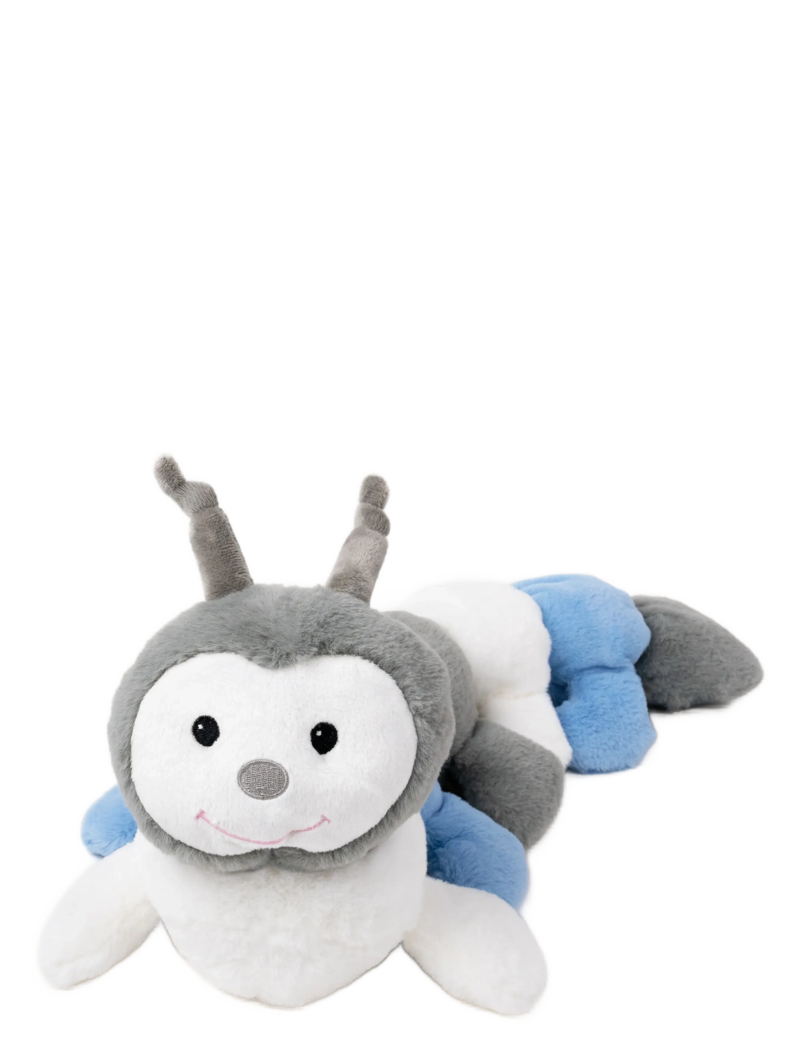 Teddykompaniet Caterpillar, Blue, L:60 cm, Soft Spielzeug, Blau - Stuffed Animals, Kinder