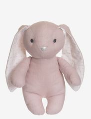 Teddykompaniet - Elina, rabbit in cotton and linen fabric, pink - lowest prices - pink - 0