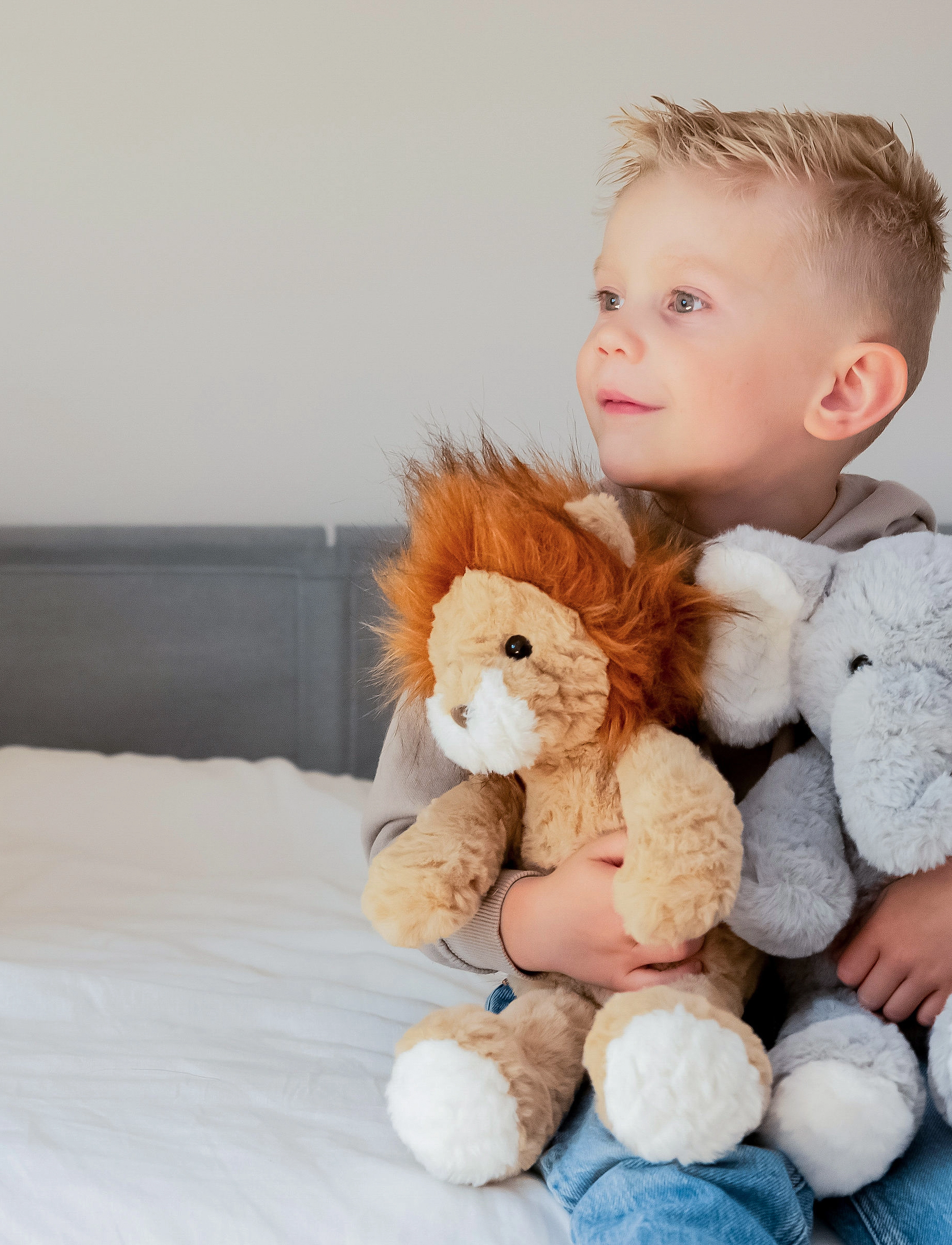 Teddykompaniet Tuffisar, The Lion Leon, Børn, Stuffed Dyr, Brun, Str: H:40CM