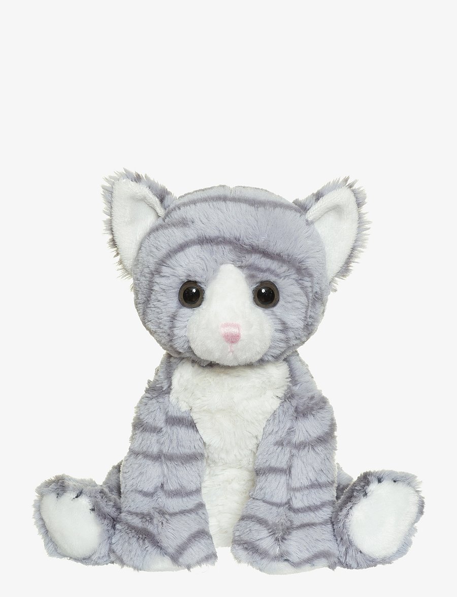 Teddykompaniet - Cat Friends, Grey Striped - pehmed loomad - grey - 0
