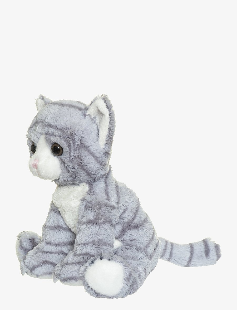 Teddykompaniet - Cat Friends, Grey Striped - pehmed loomad - grey - 1