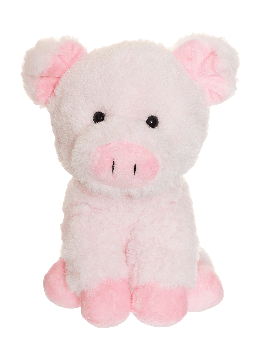 Teddykompaniet - Teddy Farm, Sitting Pig - pehmed loomad - pink - 1