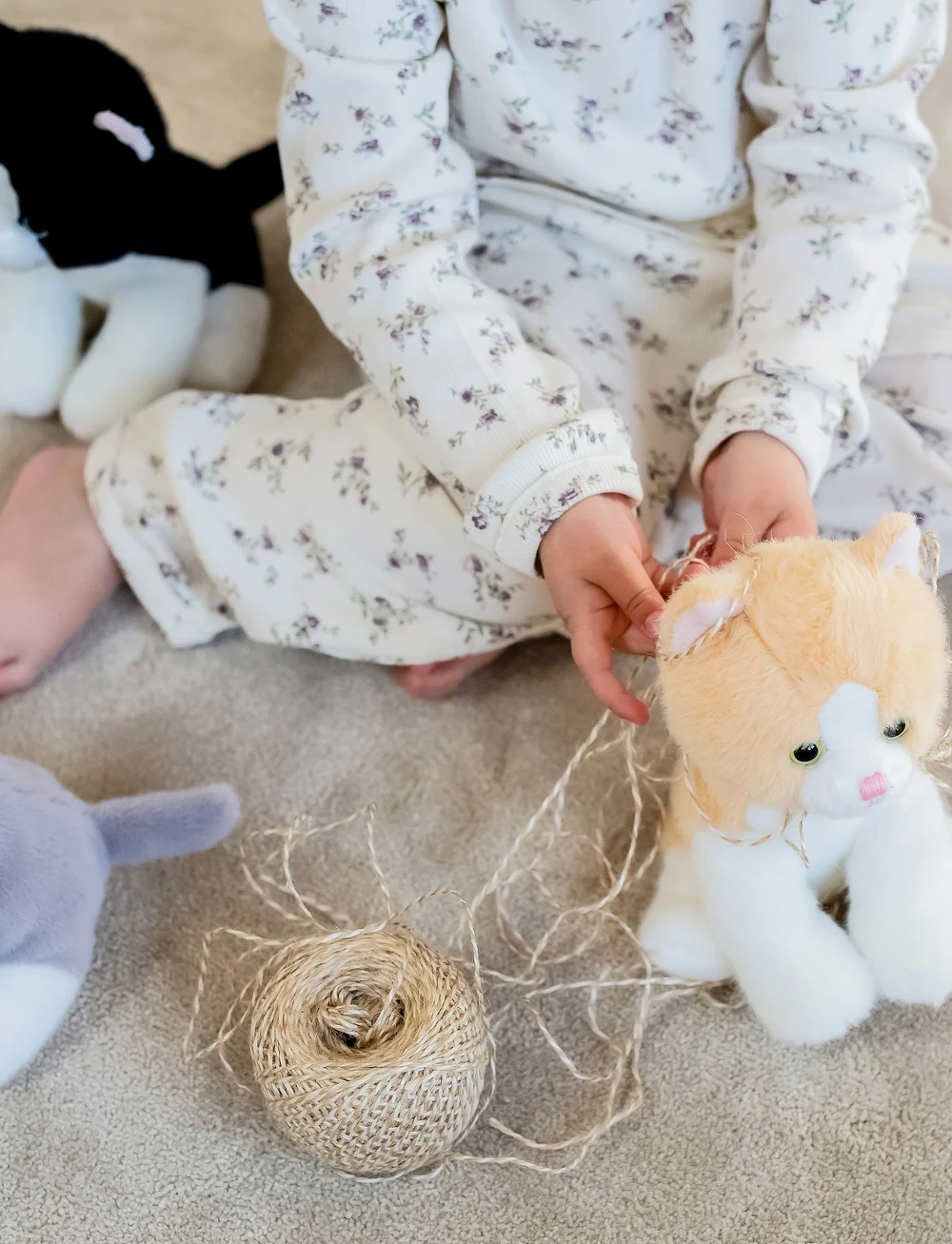 Teddykompaniet - Kittens, Black - kuscheltiere - black - 0