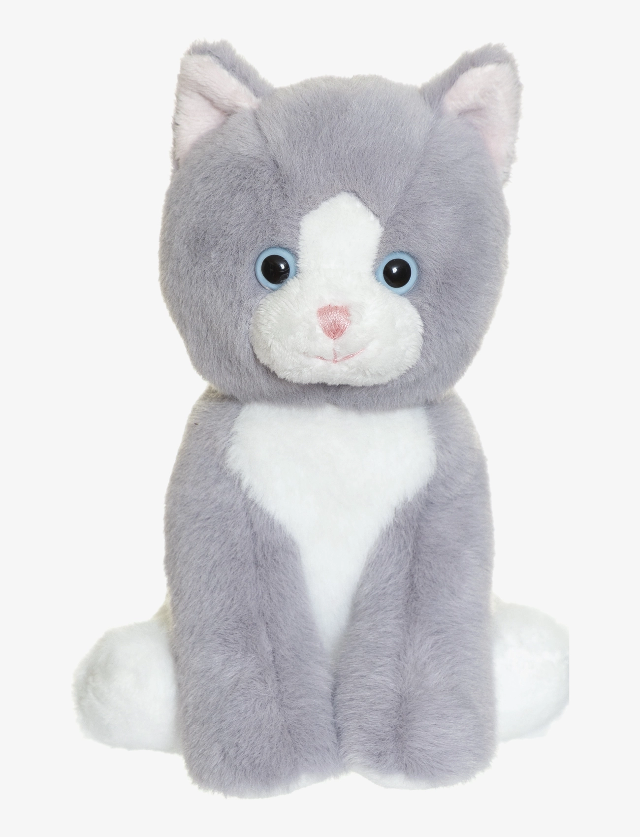 TEDDYKOMPANIET Kittens, Grau Grau - H:17CM - Kinder