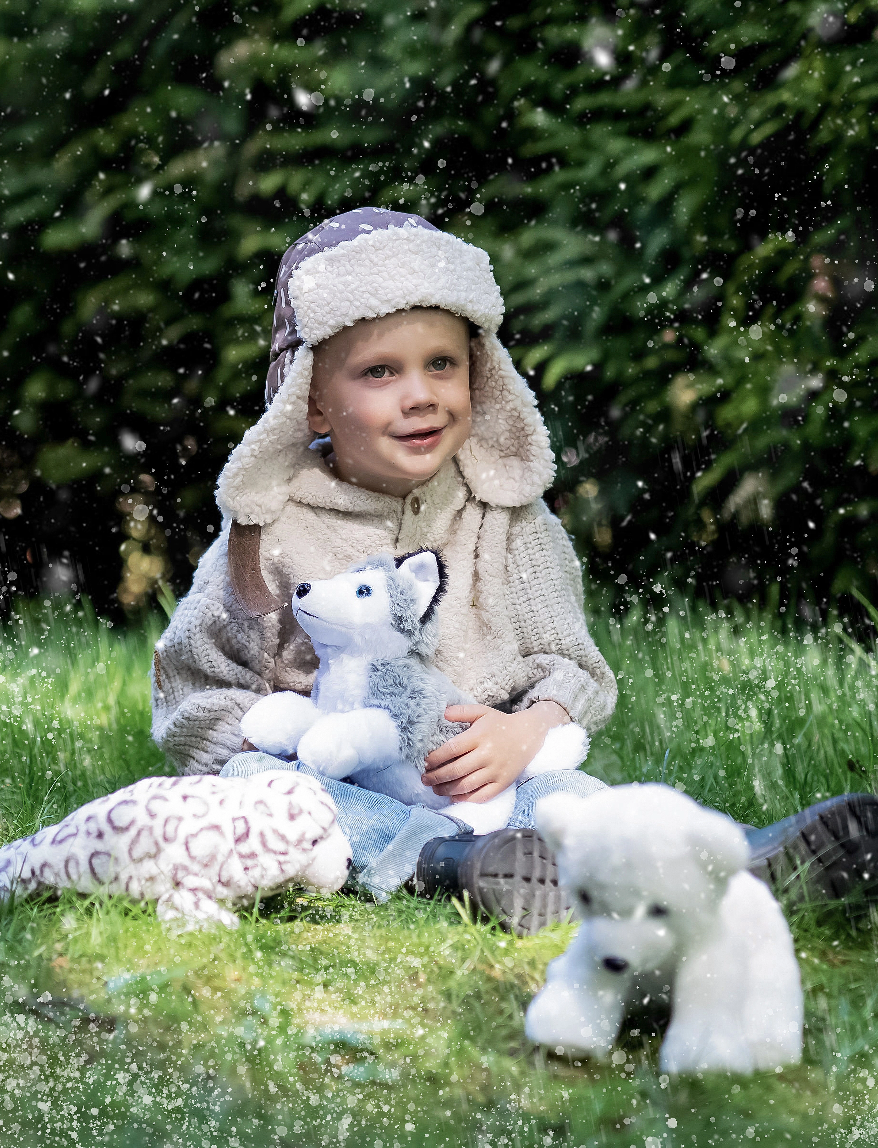 Teddykompaniet Polarbear, H:23 cm, White, Soft Legetøj > Stuffed Animals, Børn