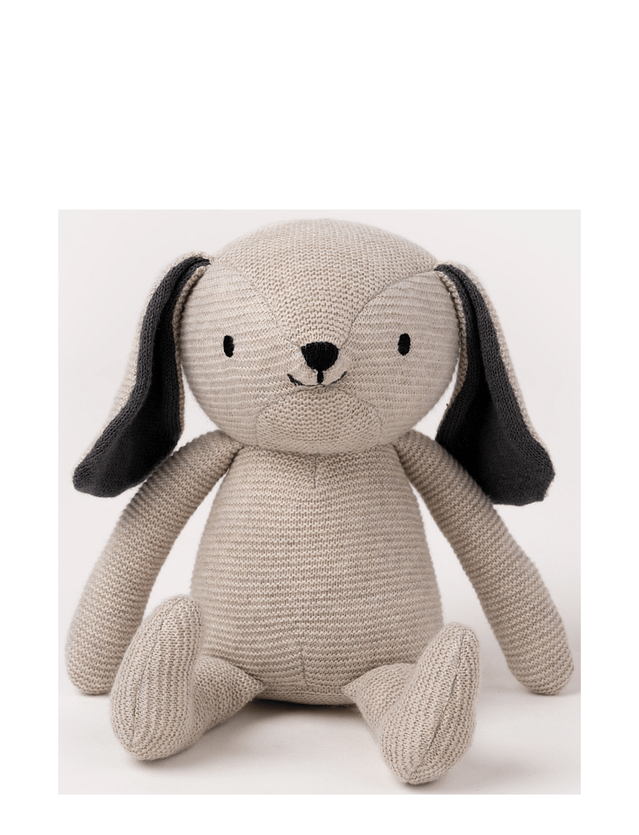 Teddykompaniet - Teddy baby, Organic Dog, Knitted - pehmed loomad - beige - 0