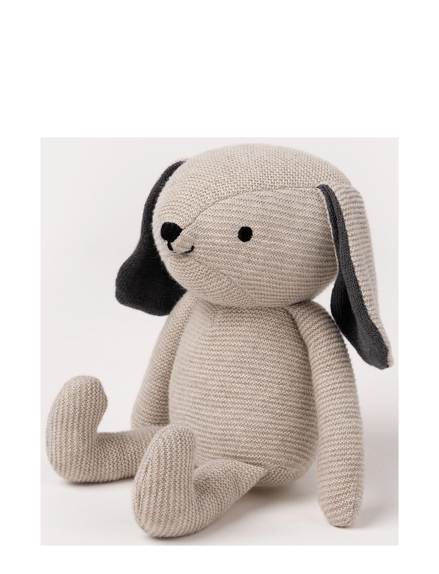 Teddykompaniet - Teddy baby, Organic Dog, Knitted - pehmed loomad - beige - 2