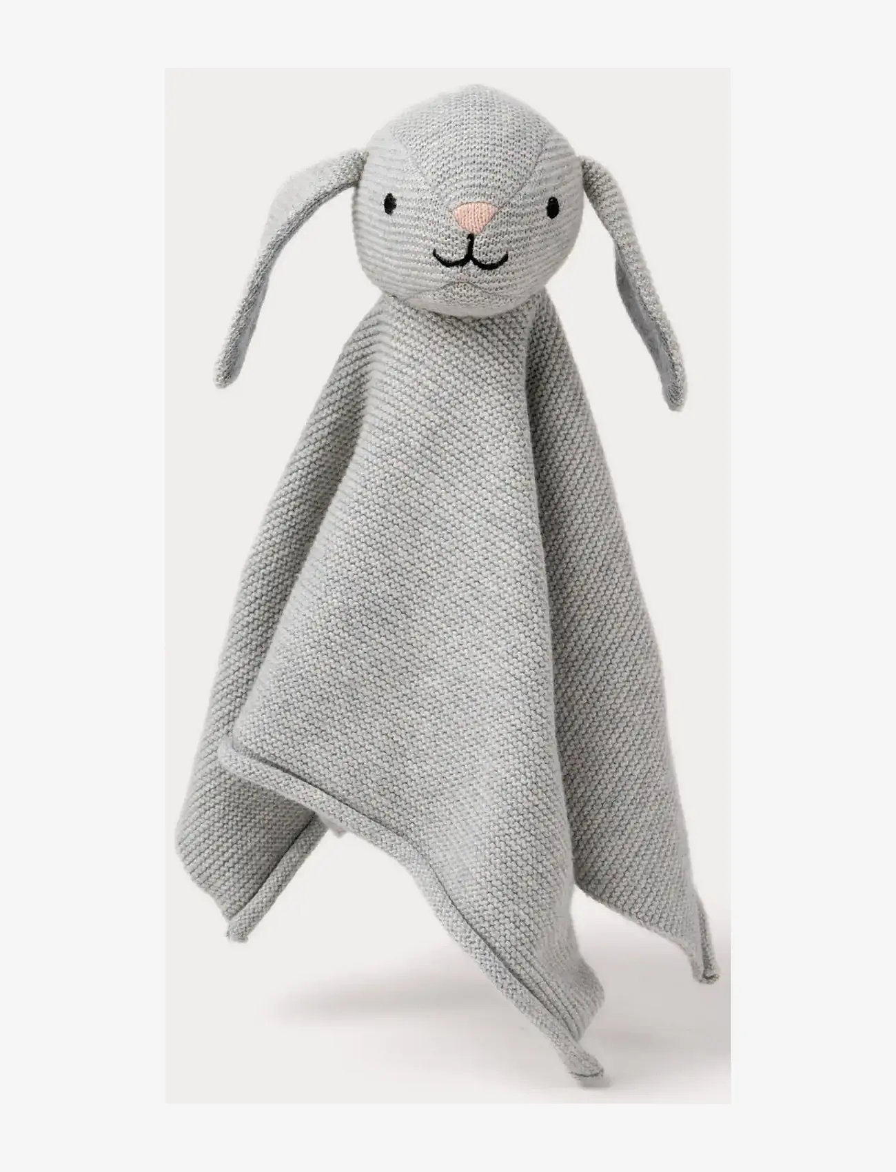 Teddykompaniet - Teddy baby, Organic Doudou Rabbit, knitted - kaisutekid - grey - 1