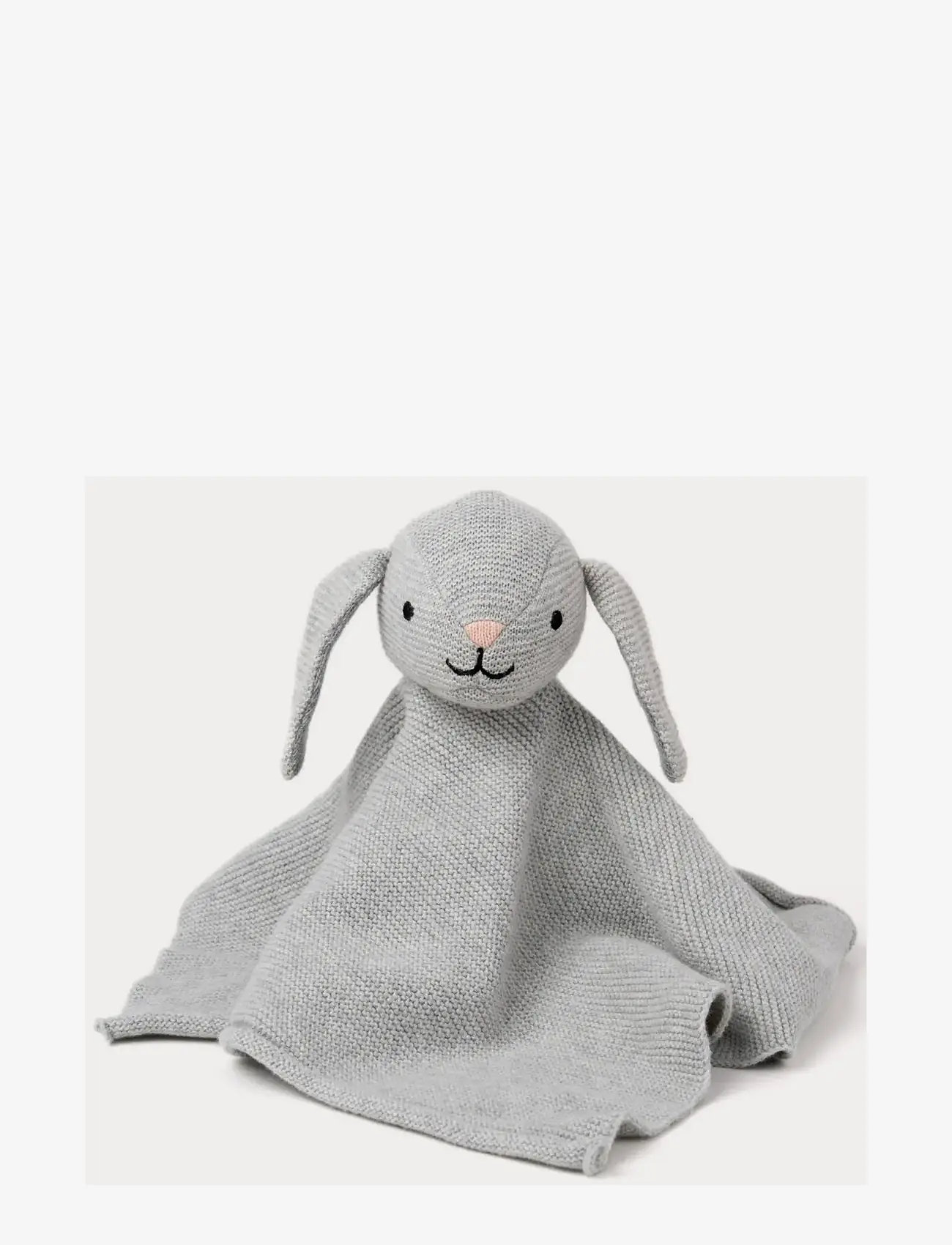 Teddykompaniet - Teddy baby, Organic Doudou Rabbit, knitted - kaisutekid - grey - 2