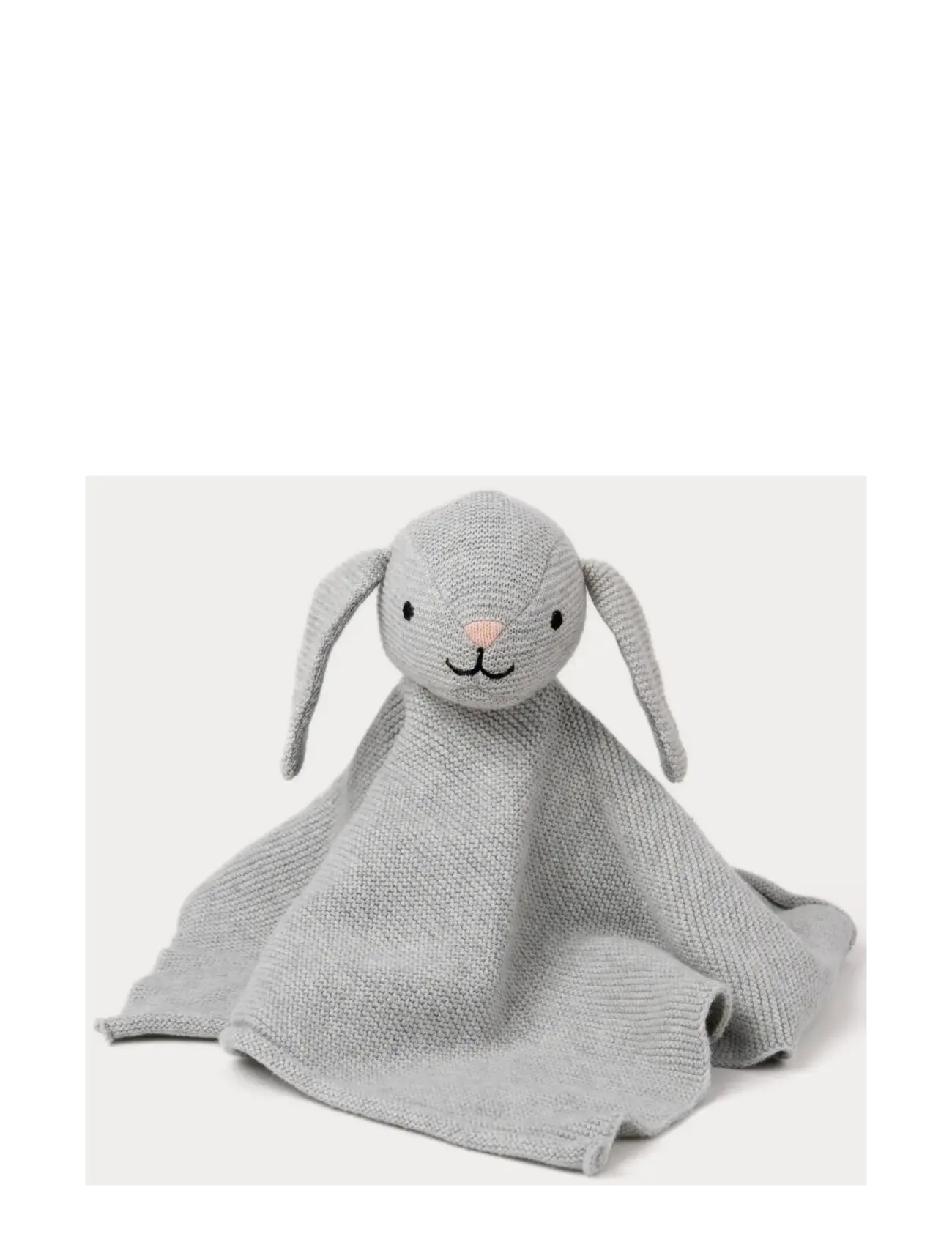 Teddykompaniet - Teddy baby, Organic Doudou Rabbit, knitted - nusseklude - grey - 2