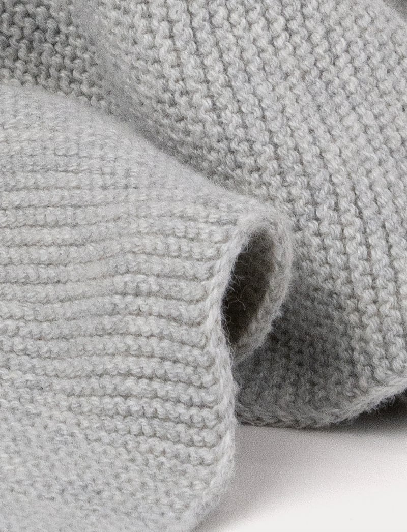 Teddykompaniet - Teddy baby, Organic Doudou Rabbit, knitted - kaisutekid - grey - 4