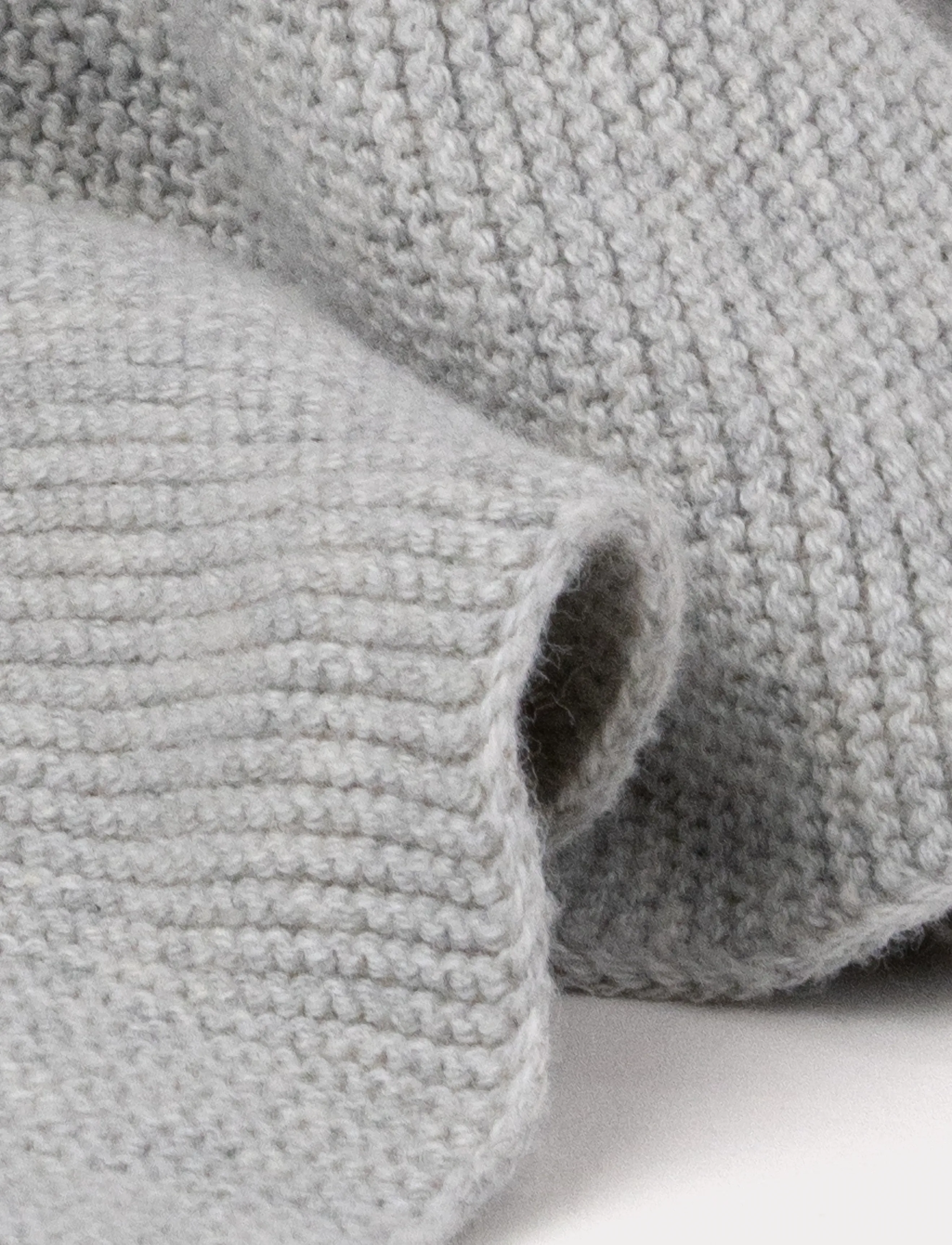 Teddykompaniet - Teddy baby, Organic Doudou Rabbit, knitted - nusseklude - grey - 4