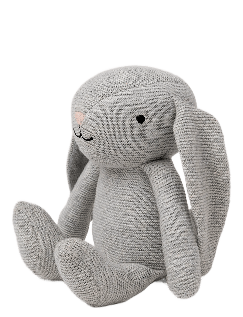 Teddykompaniet - Teddy baby, Organic Rabbit, Knitted - kuscheltiere - grey - 1